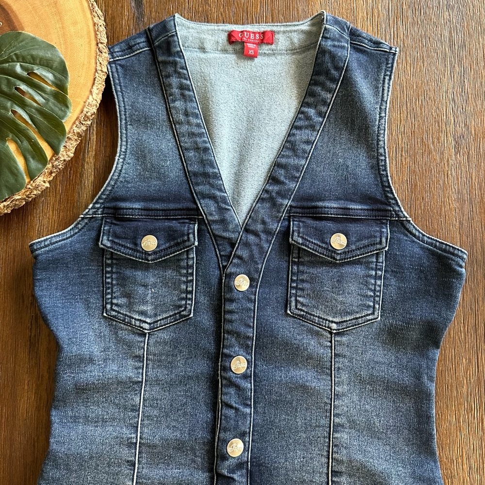Guess jean dress size xs - Picture 3 of 8